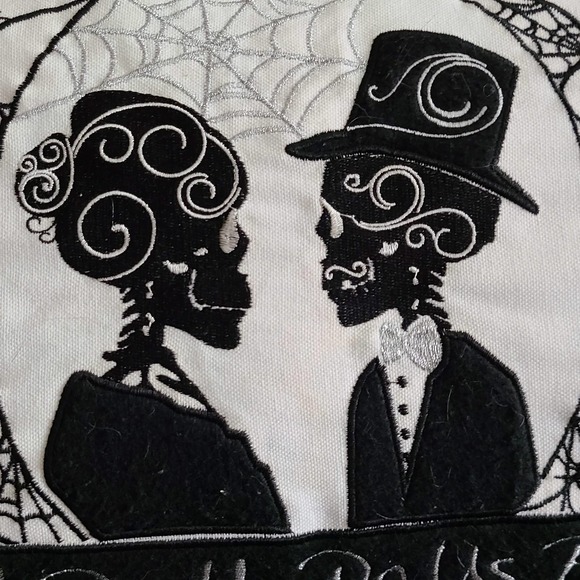 425 SOUTH LOS ANGELES Till Death Do Us Part Rectangle Feather Pillow 22" x 13" - Picture 3 of 12